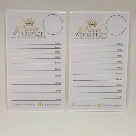 Hochwertige Wimpernplatte / Lashes / Wimpernverlängerung - mit deinem Studiologo – Bild 6