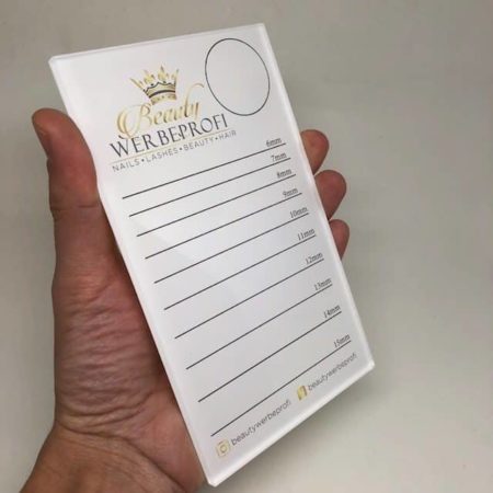 Hochwertige Wimpernplatte / Lashes / Wimpernverlängerung - mit deinem Studiologo – Bild 3