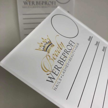 Hochwertige Wimpernplatte / Lashes / Wimpernverlängerung - mit deinem Studiologo – Bild 5