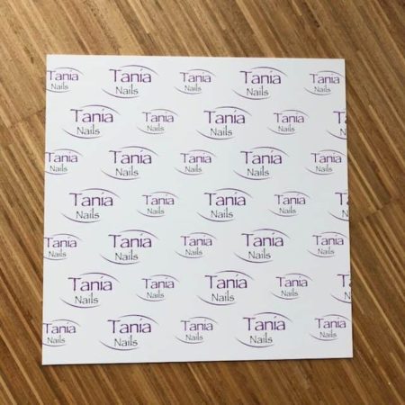 Logo-Fotoplatte - ideal für deine Nagelbilder oder Produktfotos / freie Farbwahl mit DEINEM LOGO – Bild 10
