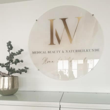 Glamouröses Acrylschild / Wandschild / Wandlogo bis zu 1,50m rund – Bild 9
