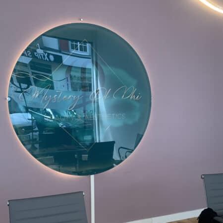 Glamouröses Acrylschild / Wandschild / Wandlogo bis zu 1,50m rund – Bild 5