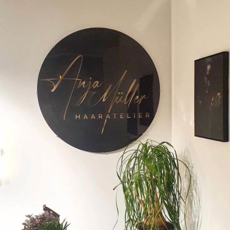 Glamouröses Acrylschild / Wandschild / Wandlogo bis zu 1,50m rund – Bild 10