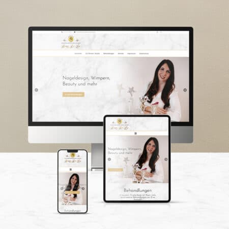 Webseite / Homepage - Beauty /  Webseite  I  Preis auf Anfrage – Bild 2
