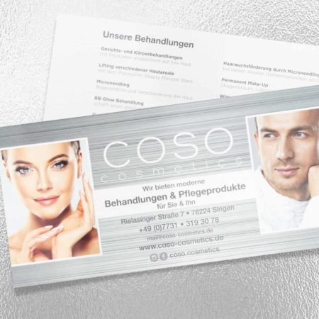 Flyer / Preisliste / Eröffnungsflyer mit Hochglanzlack / 2-Seitig – Bild 13