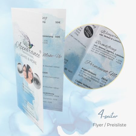 Infoflyer / Preisliste / 4-Seiter / hochglanz / DINlang – Bild 10