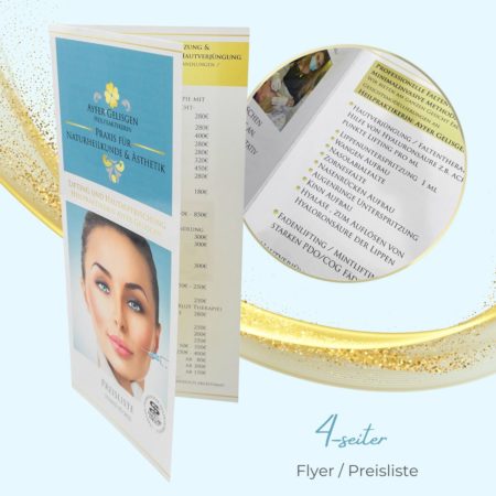Infoflyer / Preisliste / 4-Seiter / hochglanz / DINlang – Bild 13