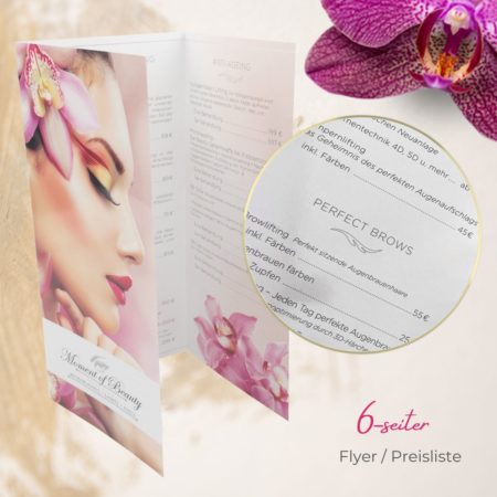 Infoflyer / Preisliste 6-Seiter Flyer / hochglanz / DINlang – Bild 7