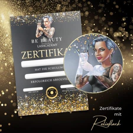Exklusives Zertifikat / Schulungsurkunde mit Lackdetails / Klarlack – Bild 9