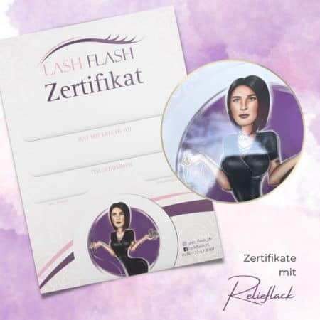 Exklusives Zertifikat / Schulungsurkunde mit Lackdetails / Klarlack – Bild 8