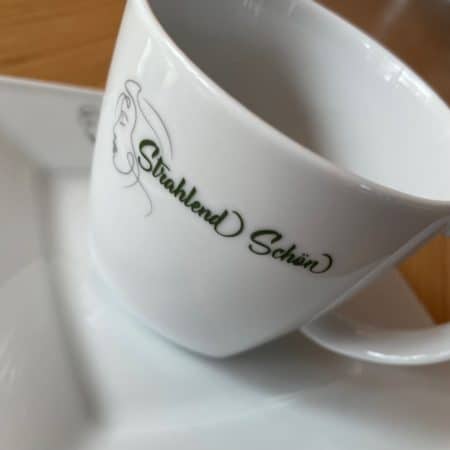 Kaffeetasse - Kaffeegedeck - Firmenporzellan mit Logo – Bild 2