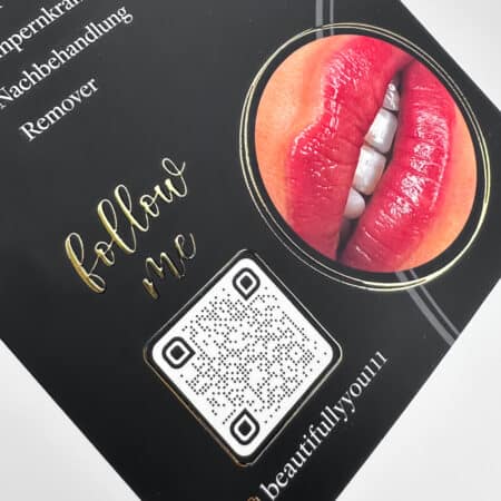 Exklusiver 6-seitiger Flyer / Faltblatt mit flüssigem Gold oder  Silber – Bild 8