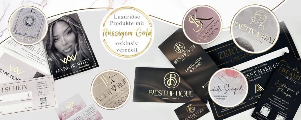 Premium Flyer Visitenkarten Gutscheine und mehr für deine Eröffnung