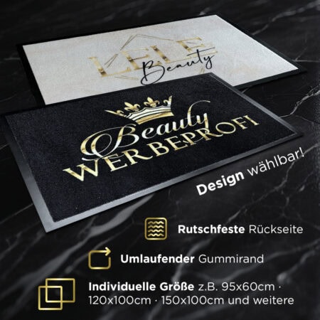 Exklusive Logo-Fußmatte / Fussmatte / Teppich / Logoteppich / Logomatte