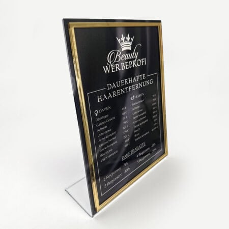Thekenaufsteller / Preisliste / Infotafel / Hinweistafel – Bild 4
